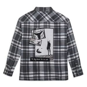 Star Wars The Mandalorian Concept Art Adult Flannel Shacket